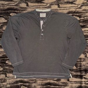 Hudson & Barrow NYC Men’s Long Sleeved Henley Shirt